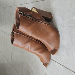 Madden Girl Cut Out Heeled Ankle Bootie